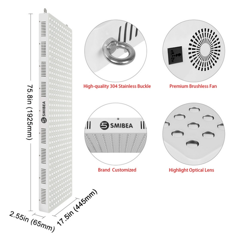 600W Led Red Infrared Light Therapy Panel Products