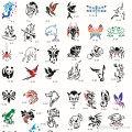 Hot Temporary Children Tattoo Stickers for Body