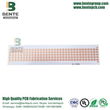 Copper Base 2 Layers PCB Metal PCB White Ink Thick Board