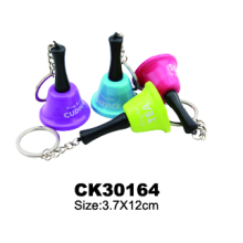 Keychain call bell with handle