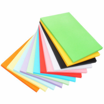 Different colors of handmade color craft paper
