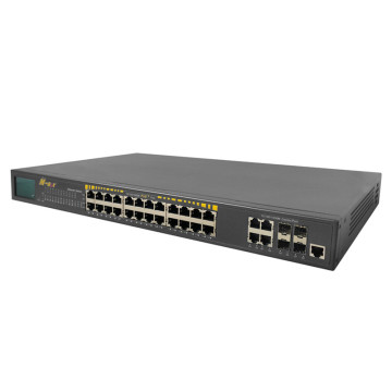 10/100/1000M LCD Managed POE Switch