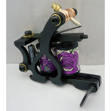 Exclusive Wire Cutting Tattoo Machine Gun 10wrap Spade Style Machine Frame