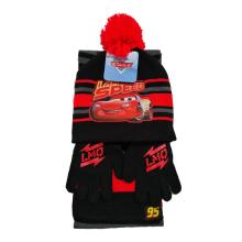 Kids knitted winter hats scarves and gloves