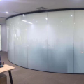 Curved steel ultra-transparent privacy glass