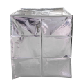 Couverture de palette de bulles isolées en papier d&#39;aluminium pour la protection des cargaisons