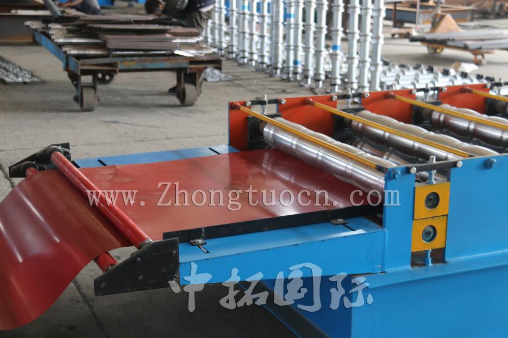 Colored Glaze Steel Building Material Making Machinery