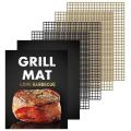 Customized fireproof outdoor BBQ mesh grill mat