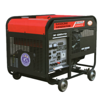 9KVA gasolina gerador ar refrigerado a 4 rodas de 3000 rpm ou 3600 rpm