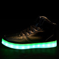 Quente venda flexível brilho LED sapatos atacado