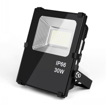 Smd Ultra Thin habitação alumínio vidro temperado material 30w led holofote