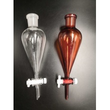 Amber Color Glassware Separatory Funnel with stopcock