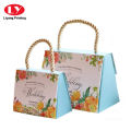 Elegant Gift Flower Paper Bag with Twisted Handle