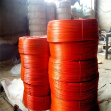 Alambre de hierro galvanizado recubierto de PVC rojo