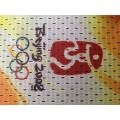 Bannière d&#39;événement sportif de maille de polyester de tissu