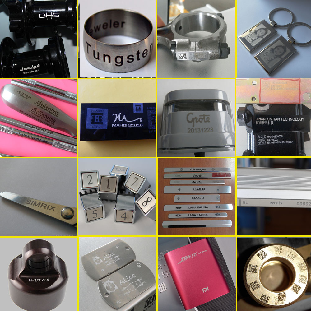 Metal Laser Marking Samples 1