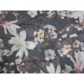 Printed Polyester Imitation Silk Fabric for Skirt