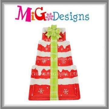 Christmas Tree Design High Quality Ceramic Plate and Dish