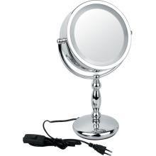 Miroir de maquillage métallique électrique