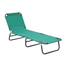 Strandpool Outdoor Sonne Langlebige Klapp -Chaise -Lounge