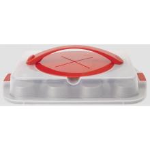 Twelve Place Muffin Cake Pan With Lid & Handles