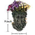 Tree Face Sculpture Decor Outdoor