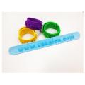 Personalized Silicone Wristband Slap Bracelet