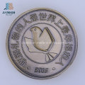 Morre a moeda feita sob encomenda do bronze do logotipo do ofício do metal da carcaça para o presente da lembrança