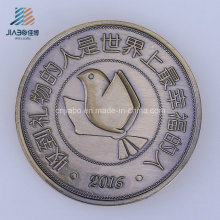 Die Casting Metal Craft Custom Logo Bronze Coin for Souvenir Gift