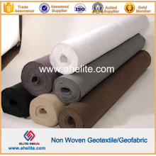 Black White Grey Color Woven Nonwoven Geotextile 100g to 1300g