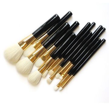 12PCS Cosmetic Brush Set for Power, Blush Eye Shadow Eyeliner Makeup