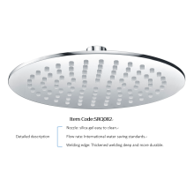 Ultrathin 4mm Thickness 8inches Stainless Steel Shower Head