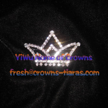 Cristal coronas Pins pasadores de Sash