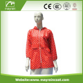 Ladies Fashion Long Rain Outdoor Jacket