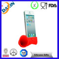 Silicone Horn Stand amplificador alto-falante Compatível para Apple iPhone 5 5s