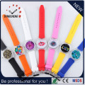 Montre promotionnelle à prix réduit en silicone pour dames (DC-1203)