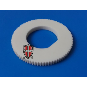 alumina ceramic gear knob flange precision machining parts