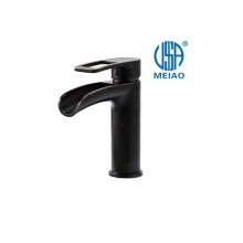 Bathroom Faucet Black Single Handle