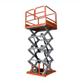 hydraulic cargo lift stationary scissor lift platform