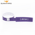 Custom Printed Disposable UHF RFID PVC Wristband