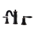 European archaize black wire three hole faucet
