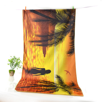 Custom Printing Zhengheng  Warp Knitting Bath Towel