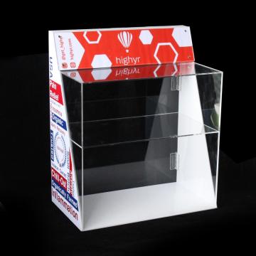 Custom acrylic display case stands for cbd retailing