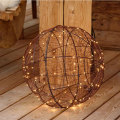 3D led metal Ball shape Motif festival light