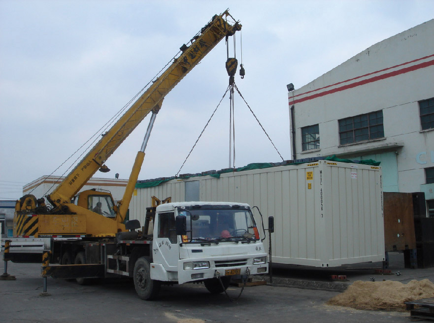 lifting test for modular apartment building