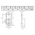 Hanging rail tube support