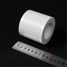 Threaded Yttria Stabilized Zirconium Oxide Ceramic Bushing