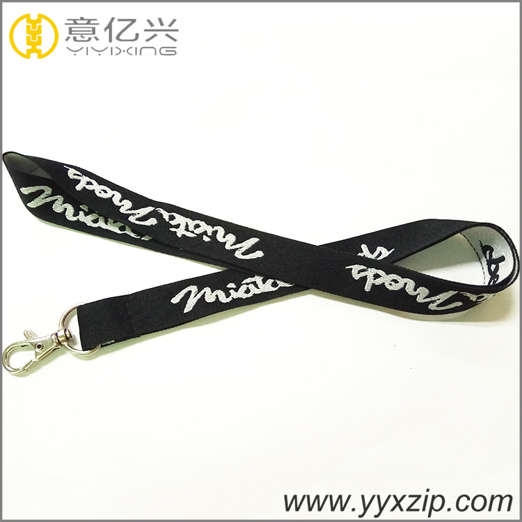 thick jacquard lanyard