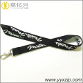 customized thick jacquard knitted cotton lanyard