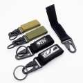 Nylon Tactical Black Belt Keynchain Key Key Lanyards